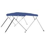 vidaXL Biminitop 4-boogs 243x180x137 cm blauw, Watersport en Boten, Verzenden, Nieuw