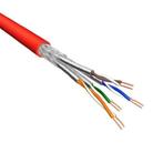 Cat.6A S/FTP Kabel Soepel AWG26 LSZH Rood 500m 100% koper, Computers en Software, Pc- en Netwerkkabels, Ophalen of Verzenden, Nieuw