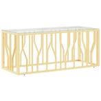 RVS Salontafel Goud 110cm | Functioneel Gebruikt | 40% Ko..., Huis en Inrichting, Tafels | Salontafels, 100 tot 150 cm, Nieuw