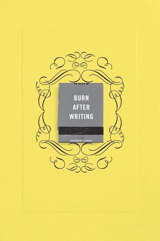 Burn After Writing (Yellow) 9780593189672 Sharon Jones, Boeken, Taal | Engels, Gelezen, Verzenden