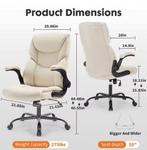 Ergonomische bureaustoel met opklapbare armleuningen, Verzenden, Nieuw