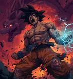 Canvas Fit - Alberto Ricardo - Goku: Rugido del Dragón”, Nieuw