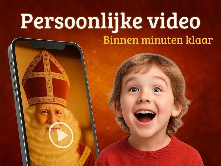 Persoonlijke video van Sint,  surprise tip 2025, Hobby en Vrije tijd, Knutselen, Nieuw
