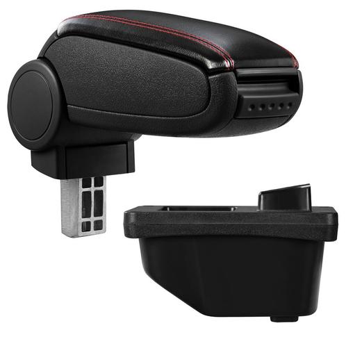 Armsteun Peugeot 308 I SW CC kunstleer zwart rood stiksel, Auto diversen, Auto-accessoires, Verzenden