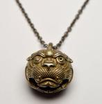 Zonder Minimumprijs - Halsketting 925 Zilver - Bewaker Hond, Nieuw