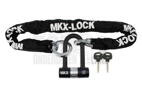 Kettingslot 120cm ART-3 U-lock / beugelslot zwart MKX, Fietsen en Brommers, Brommeronderdelen | Algemeen, Nieuw, Ophalen of Verzenden