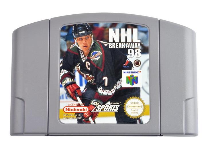 NHL Breakaway 98 [Nintendo 64], Spelcomputers en Games, Games | Nintendo 64, Zo goed als nieuw, Ophalen of Verzenden