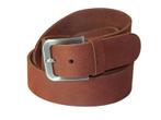 100% Leren kwaliteits riem extra lang Cognackleurig 4 cm bre, Verzenden, Nieuw