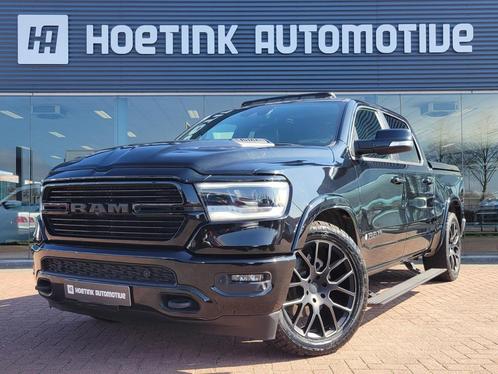 Dodge Ram 1500 5.7 V8 4x4 Crew Cab Laramie | Pano | Lucht |, Auto's, Dodge, Dealer onderhouden, Lease, Zwart, Automaat, Overige carrosserieën