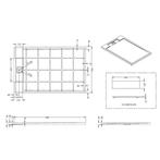 Douchebak Best Design Just Solid Decent 140x90 cm Mat Wit, Ophalen of Verzenden, Nieuw