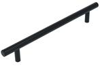 Greep BASICS LBTM-160 mat rvs/zwart 160 mm, Verzenden, Nieuw