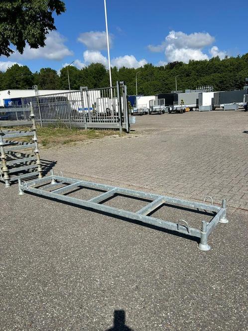 Stapelpallet, Bouwpallet, Stapelrek, Rekken, Rekjes,, Doe-het-zelf en Verbouw, Kratten en Dozen, 100 cm of meer, Gebruikt, Overige typen