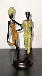 Derme Abdoulaye - sculptuur, Figurine - 17.5 cm - Brons