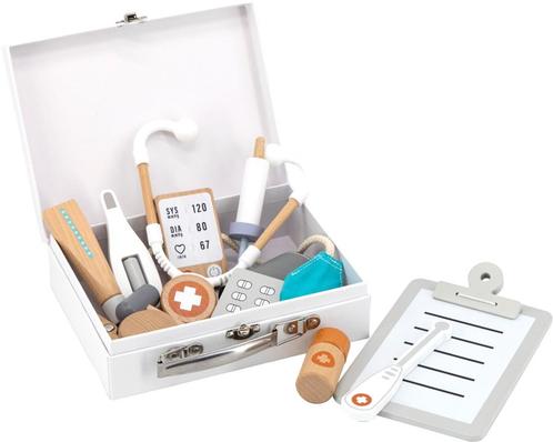 Tryco Houten Doktersset TR-303016, Kinderen en Baby's, Speelgoed | Houten speelgoed, Nieuw, Verzenden
