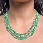 Torchon van 3 draden natuurlijke multisfumura crisopraas met