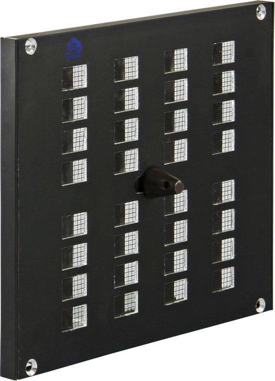 Renson - Renson Schuifrooster 175x150mm Alu-Bruin, Doe-het-zelf en Verbouw, Ventilatie en Afzuiging, Nieuw, Ophalen of Verzenden