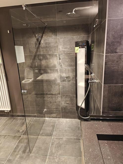 Profielloze douchewand en douchedeur 100x100x200cm - 0021, Doe-het-zelf en Verbouw, Sanitair, Douche, Nieuw, Glas, Ophalen