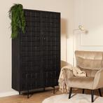 *WOONWINKEL* Starfurn Brandy Black Kast Industrieel Zwart Ma, Verzenden, Nieuw