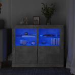 vidaXL Bijzetkastjes met LED-verlichting 2 st bewerkt hout, Huis en Inrichting, Kasten | Overige, Verzenden, Nieuw