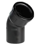 Pipelife Master3+ geluidsarm bocht 125 45gr m/s Zwart, Ophalen of Verzenden, Nieuw