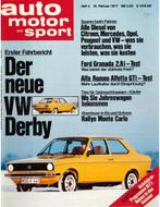 1977 AUTO MOTOR UND SPORT 04 DUITS, Nieuw, Author
