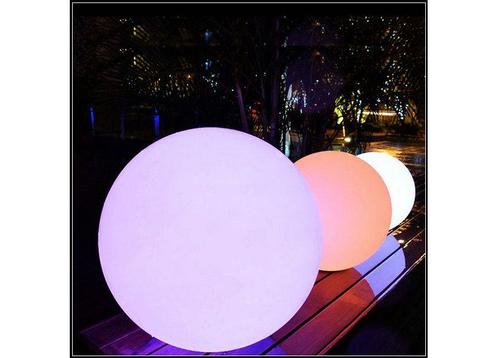 Oplaadbare Bol 30 cm LED RGB incl. Afstandsbediening - Funny, Tuin en Terras, Buitenverlichting, Nieuw, Verzenden
