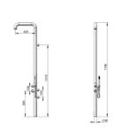 Buitendouche Fortifura Outdoor Original Wandmodel Met, Ophalen of Verzenden, Nieuw