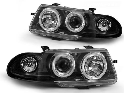 Koplampen Opel Astra F Angel Eyes 94-97 zwart, Auto-onderdelen, Overige Auto-onderdelen, Ophalen of Verzenden