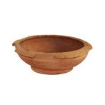 Oud-Grieks Terracotta Daunische schaal - zeldzame vorm - 0