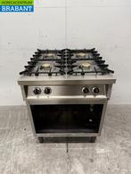 RVS Juno 4 Pits Fornuis GAS Horeca, Zakelijke goederen, Horeca | Keukenapparatuur, Ophalen of Verzenden, Gebruikt