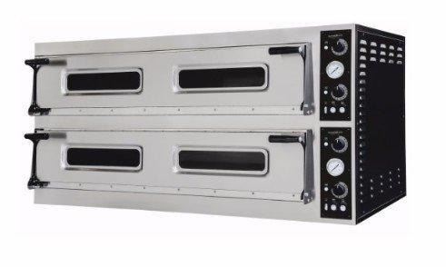 Pizza oven | 2x 6 pizzas | Ø40cm | 400V, Zakelijke goederen, Horeca | Keukenapparatuur, Nieuw in verpakking, Ovens, Magnetrons en Steamers