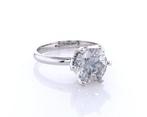 Ring - 14 karaat Witgoud - 2.01ct. tw. Diamant (Natuurlijk, Nieuw