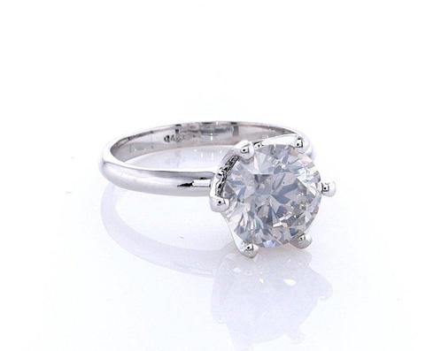 Ring - 14 karaat Witgoud - 2.01ct. tw. Diamant (Natuurlijk, Sieraden, Tassen en Uiterlijk, Ringen
