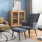 TRUUSK Luxe Relaxstoel met Fluwelen Bekleding - Armleuningen, Verzenden