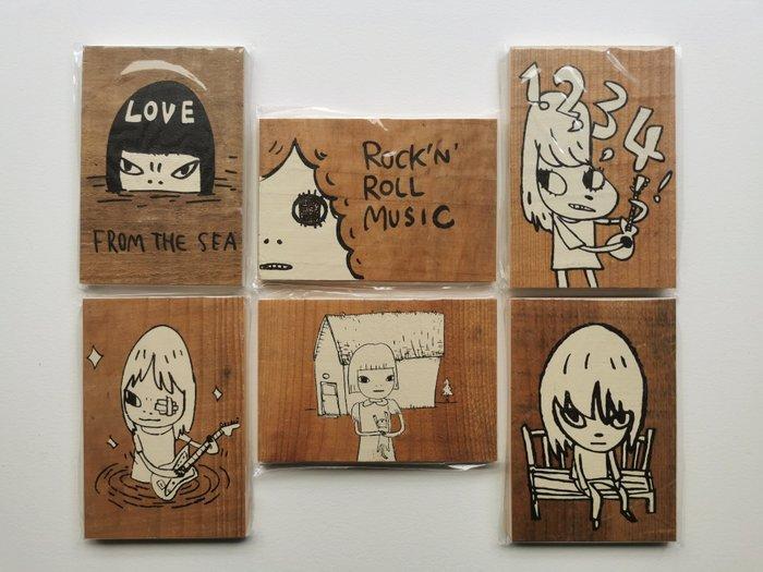 Yoshitomo Nara (1959) - Apple Box Print, Antiek en Kunst, Kunst | Designobjecten