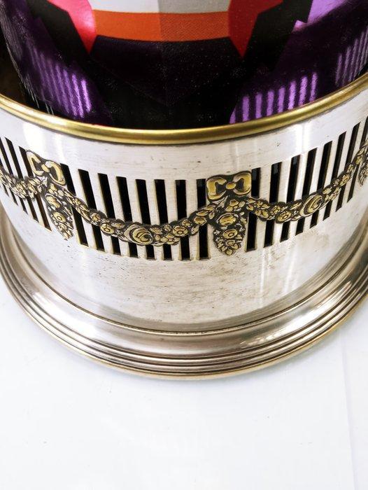 WMF / Geislingen - Flessenonderzetter - Verzilverd messing, Antiek en Kunst, Kunst | Designobjecten