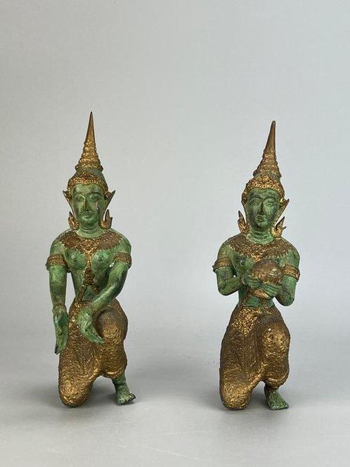 Coppia, raffiguranti Theppanom - Beeld - Thailand (Zonder, Antiek en Kunst, Kunst | Niet-Westerse kunst