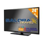 Salora 24 Travel TV DVB-S2/C/T2 - 12/230V, Nieuw, Ophalen of Verzenden