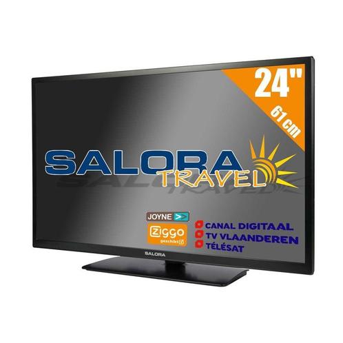 Salora 24 Travel TV DVB-S2/C/T2 - 12/230V, Audio, Tv en Foto, Televisies, Nieuw, Ophalen of Verzenden