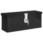 vidaXL Opbergbox 50x15x20,5 cm aluminium zwart, Verzenden, Nieuw