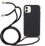 iPhone 11 Crossbody TPU Hoesje met Koord Zwart, Ophalen of Verzenden, Nieuw