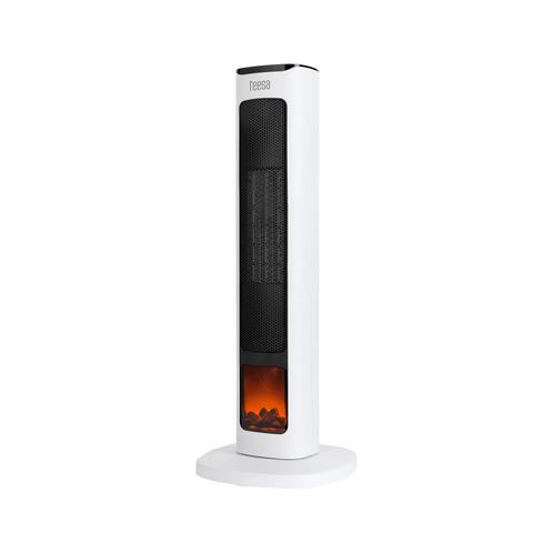 Teesa Keramische Ventilatorkachel - Openhaard Imitatie Met, Witgoed en Apparatuur, Ventilatoren, Ophalen of Verzenden