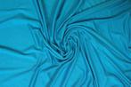 Viscose tricot – Petrol, 200 cm of meer, Nieuw, Overige materialen, Blauw