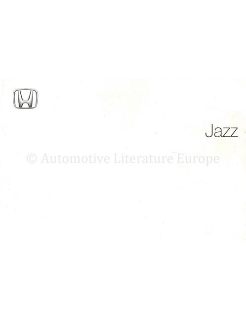 2002 HONDA JAZZ INSTRUCTIEBOEKJE NEDERLANDS, Auto diversen, Handleidingen en Instructieboekjes