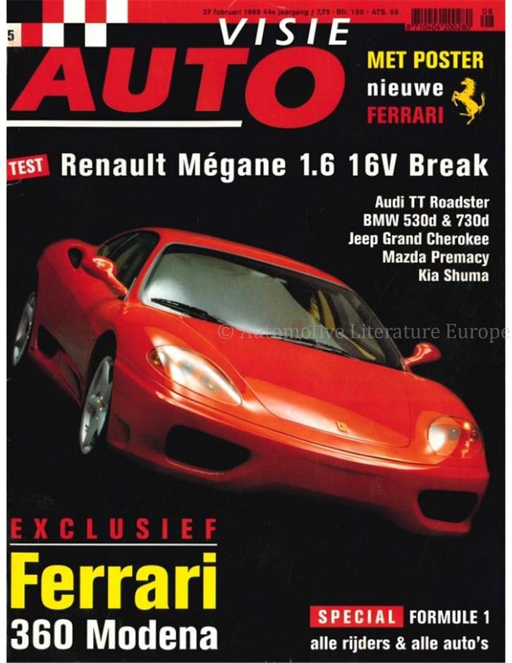 1999 AUTOVISIE MAGAZIN 05 NEDERLANDS, Boeken, Auto's | Folders en Tijdschriften