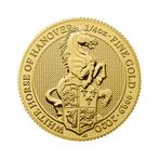 Gouden munt Queens Beasts White Horse 2020 1/4 troy ounce, Postzegels en Munten, Edelmetalen en Baren, Verzenden