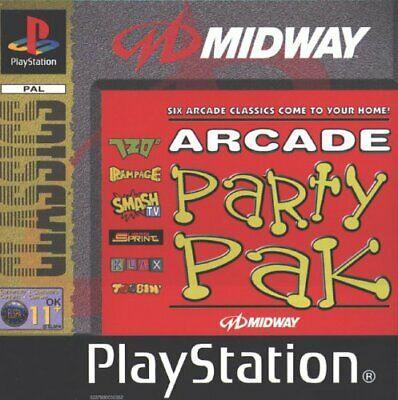 Arcade Party Pak Classics zonder boekje (ps1 tweedehands, Spelcomputers en Games, Games | Sony PlayStation 1, Zo goed als nieuw