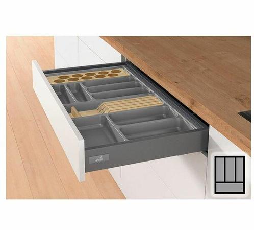Bestekbak d:370-440mm - b:301-350mm antraciet, Doe-het-zelf en Verbouw, Hang- en Sluitwerk, Nieuw, Ophalen of Verzenden