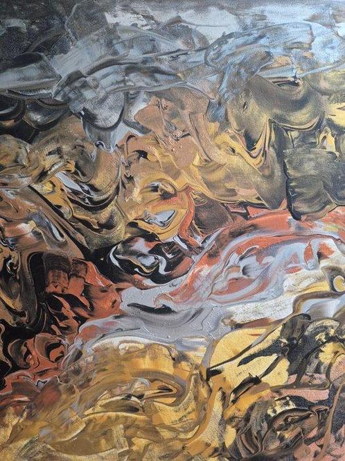 Frédérique Cantais (1966) - Ecume dOr, Antiek en Kunst, Kunst | Schilderijen | Modern