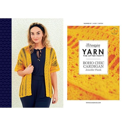 Haakboekje YARN The After Party nr.67 Boho Chic Cardigan, Hobby en Vrije tijd, Breien en Haken, Breien of Haken, Nieuw, Wol of Garen